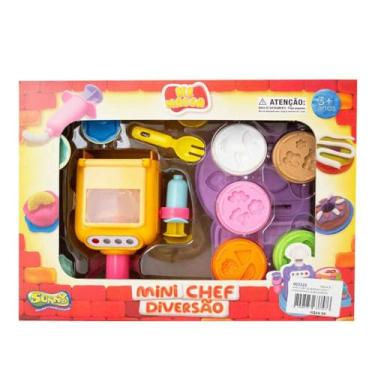 Imagem de SUNNY, Kimassa, Conjunto Mini Chef, Diversão com 5 Massinhas de 28g