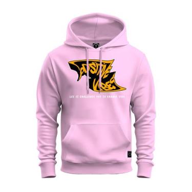 Imagem de Moletom Lostimile Blusa De Frio Com Capuz Tecido Macio - Nexstar, Rosa