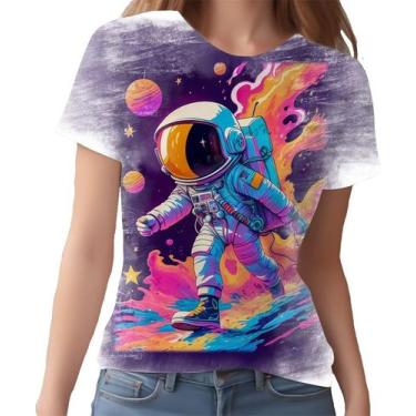 Imagem de Camiseta Camisa Galaxias Astronauta Marte Lua Planetas 9 - Enjoy Shop,