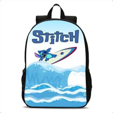 Imagem de Mochila Escolar Infantil Lilo Stitch Bolsa De Costas - Broome, Sti14