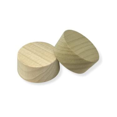 Imagem de Balsam Point Workshop Barril de Vinho Bourbon de Madeira de Choupo de 2 Polegadas, Plugue de Rolha para Barril - Ótimo para Cervejeiros Caseiros, Destiladores E Entusiastas Do Vinho (Pacote com 2)