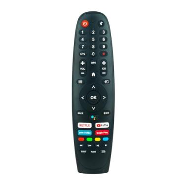 Imagem de Allimity RM-C3408E Controle remoto substituído por voz adequado para Smart TV JVC com NETFLIX YouTube PRIME-VIDEO GOOGLE-PLAY