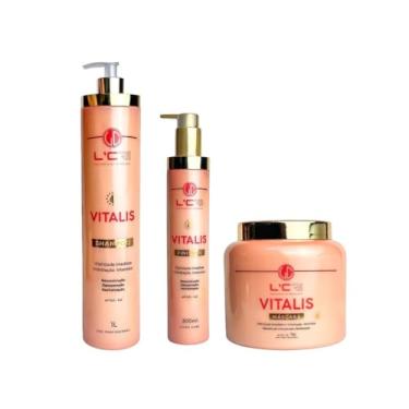 Imagem de Kit Vitalis profissional com finisher L'cri Cosméticos