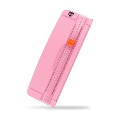 Imagem de ZEQUAN Cortador de papel pequeno, cortador de papel portátil para etiqueta, origami, cartão, foto, cupom, álbum de recortes, cartolina, papel laminado e projeto de artesanato