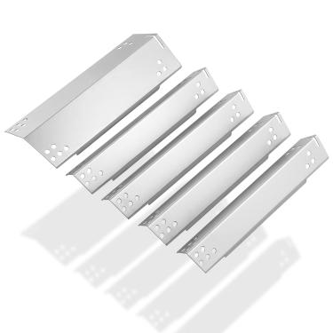 Imagem de 70-02-411 70-02-412 DGH474CRP Peças de substituição para churrasqueira Dyna Glo Grill Heat Shield DGH485CRP DGH474CRP-D DGH485CRP-D DGH474CRN-D Vedação lateral PLUS e tampa do queimador principal, 5 peças