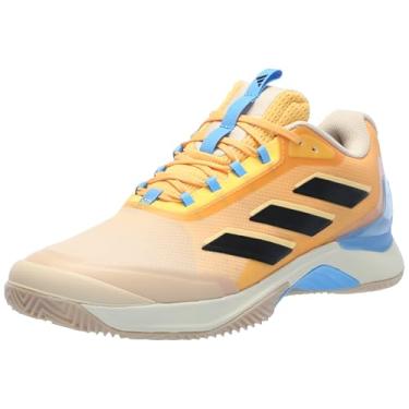 Imagem de adidas Avacourt 2 Clay Tênis feminino, Semi Spark/Preto/Blue Burst, 41
