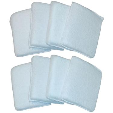 Imagem de Rhinestone Genie Almofada de Coloração - Conjunto de 8, Almofada de Microfibra Terry Cloth Tamanho = 4" X 5" Ideal para Coloração, Polimento, Limpeza, Enceramento e Aplicação de Compostos