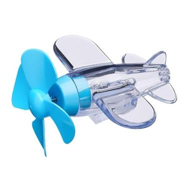 Imagem de JicSuXi Luz externa alimentada por energia eólica, ornamento de lâmpada, fácil de instalar, luzes noturnas para crianças, luzes de bicicleta para bicicleta, Azul