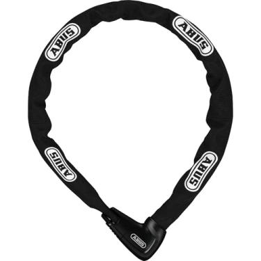 Imagem de ABUS Cadeado de corrente Steel-O-Chain 9808K - Cadeado de bicicleta com cilindro XPlus para proteção contra adulteração - Nível de segurança ABUS 11-8 mm de espessura - 140 cm de comprimento - Preto