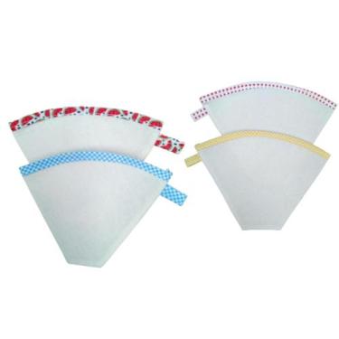 Imagem de Filtro de café reutilizável de pano - algodão cru - kit c/4 - 102 - Fo