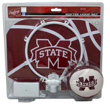 Imagem de Rawlings Mississippi State Bulldogs Slam Dunk Conjunto de argolas Softee