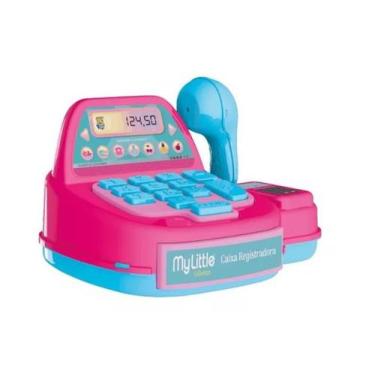 Imagem de Caixa Registradora Brinquedo Infantil Brincando Compras - Divertoys