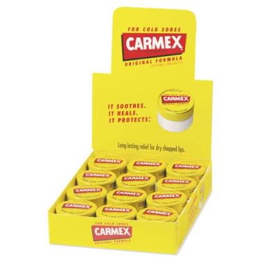 Imagem de Bálsamo Labial Carmex Hidratante - Sabor Original (7 mL) - 12 Unidades