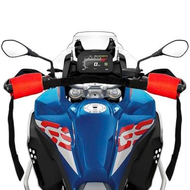 Imagem de Alça universal para guidão de motociclista - PSLER Bar-Harness II Barra universal de alça de alça de amarração de motocicleta cinto de alça para guidão de motocicleta Trailer, Dirt Bike, Dirt Bike