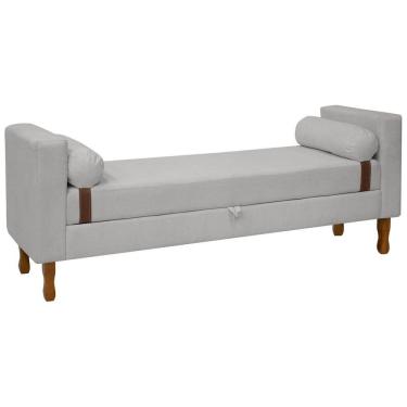 Imagem de Recamier Sapateira Baú Pietro Casal 140cm Bouclê - SOFA STORE