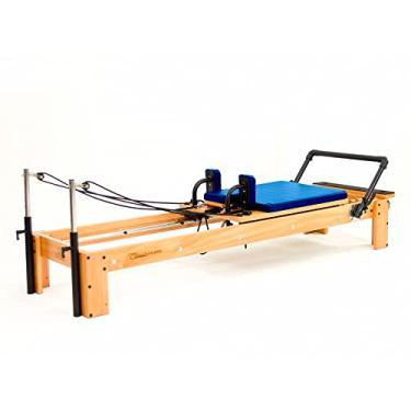 Imagem de Aparelho de Pilates Reformer Classic Azul Escuro com Plataforma de Extensão - Arktus