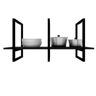 Imagem de Prateleira Suspensa Industrial Teto Cozinha nichos para cozinha nicho 