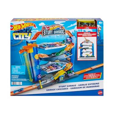 Imagem de Hot Wheels City Garagem, Conjunto para Carros de Brinquedo, Mattel