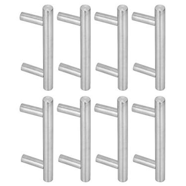 Imagem de Alças da Gaveta, Puxar Maçaneta DE Cômoda 8pcs Aço Inoxidável TABELA TABELA TULHA PULLS FORNITOS DE MOBILIDADES PARA OBRILHO