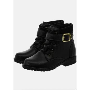 Imagem de Coturno Infantil Feminino - Stilo MDS Calçados, Fivela, 33