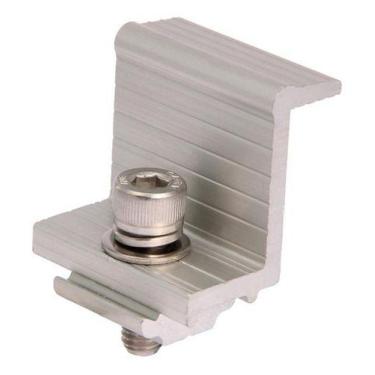 Imagem de Conector Fixador Grampo Final Painel Solar 30mm - 50 Peças - BELENUS