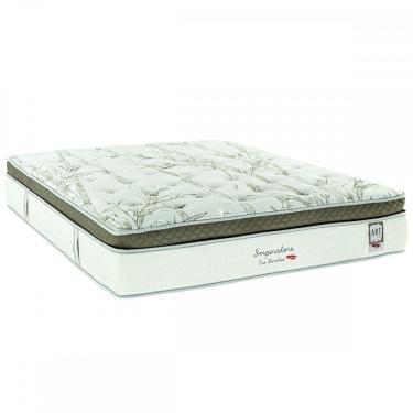 Imagem de Colchão Queen Size Imperatore Eco Bamboo D28 com Molas Ensacadas 158x193 Verde - Herval