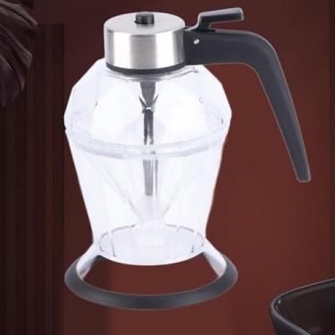 Imagem de Jarra de Mel, Dispensador de Xarope Dispensador de óleo de Mão 200 Ml de Prensa Transparente Tipo Vidro de Mel Pane de Mel para Molho de Soja Vinagre de óleo de Mel