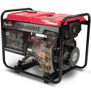 Imagem de Gerador de Energia à Diesel 3,3 kva Partida Elétrica TDG4000BXE toyama