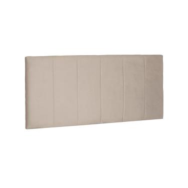 Imagem de Painel para Cama Box Casal Ravenna Suede Bege