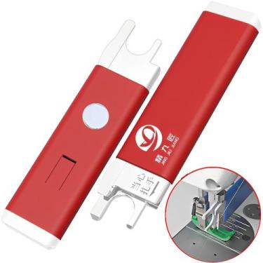 Imagem de Passador Puxador Enfiador Linha Automático Maquinas Costura - Evolvere