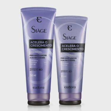 Imagem de Kit Eudora Siage Acelera o Crescimento Shampoo 250ml + Condicionador 200ml