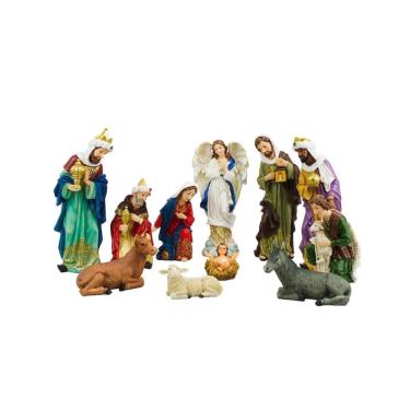 Imagem de Presépio Com 11 Peças 23cm - Enfeite Resina