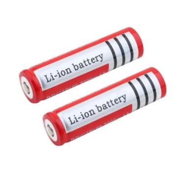 Imagem de 2 Bateria Recarregável 18650 Lithium 6800mah 3,7V Lanterna - AcasaCent
