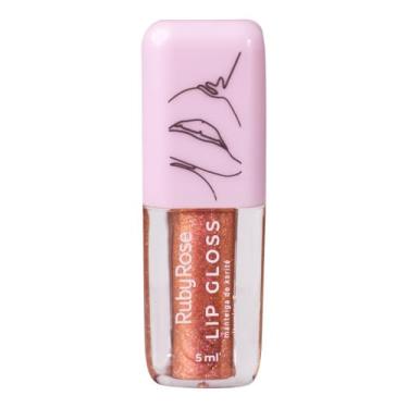 Imagem de LIP Gloss Labial Ruby Rose com Manteiga de Karité e Vitamina E (Bonfire, 1)