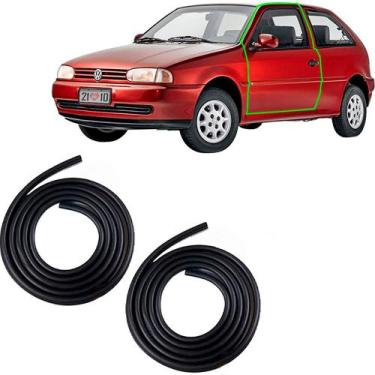 Imagem de Kit 2 Borrachas De Porta Gol Bola G2 2 Portas 95 96 97 A 00 - PRO LINE