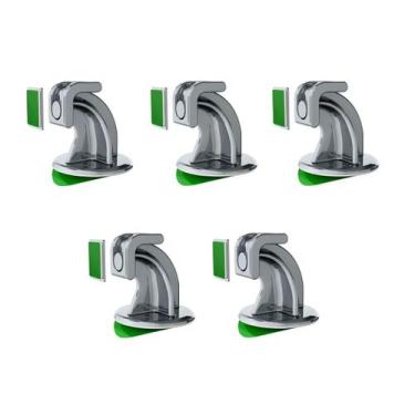 Imagem de Prendedor de porta magnético adesivo para porta pivotante Cromado - 5 