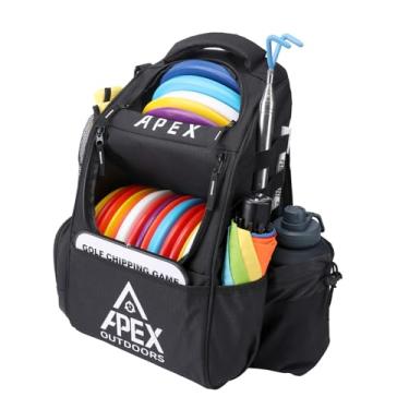 Imagem de Apex Outdoors Saco De Golfe De Disco, Mochila De Golfe De Disco Com Capacidade De 21+ Discos, Sacos De Golfe De Frisbee Duráveis E Leves Com Vários Bolsos De Armazenamento