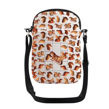 Imagem de JYTAPP In My Dragon Era Bolsa tiracolo Mudwings Bolsa Asas Dragão Novela Presentes Tribos Livro Nerds Presente, Bege, Small