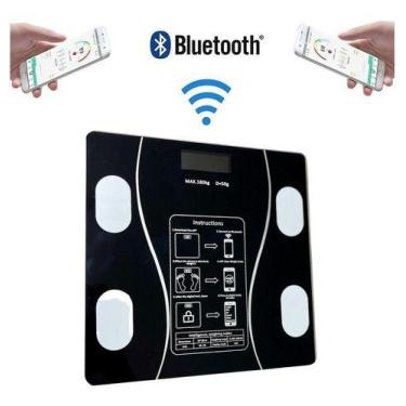 Imagem de Balança Digital Corporal Bioimpedância Banheiro 180 Kg App - Art House