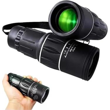 Imagem de Monóculo Tático 16x52 8KM de Alcance | Luneta Compacta com Alta Nitidez e Zoom Potente para Aventuras, Camping e Observação da Natureza