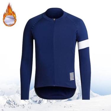Imagem de Camisa Térmica de Ciclismo Masculina para Inverno - Manga Longa MTB, T
