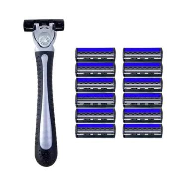 Imagem de Barbeador Manual Clássico de Segurança - 3 Lâminas para Homens e Mulhe