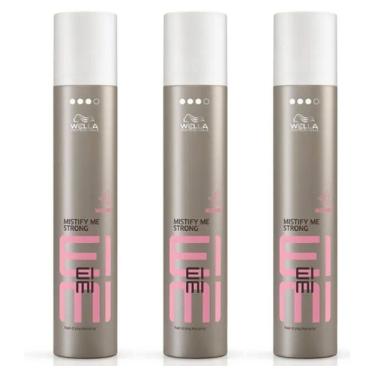 Imagem de Kit EIMI Spray Fixador Mistify Me Strong 500ml | 3un | Wella