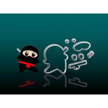 Imagem de Cortador Ninjago Mod 3 Tamanho 5 Cm