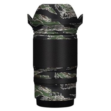 Imagem de Película protetora para lente de câmera, película, película protetora, película vinly, adesivo premium para Nikon Z 28-75 mm F2.8 decalque fotográfico 28-75 2.8 (camuflagem listrada de ígre)