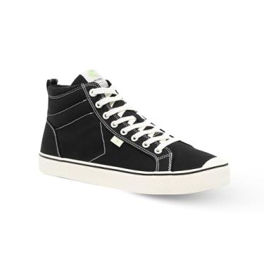 Imagem de Cariuma Tênis feminino OCA High Canvas, Fio de contraste preto lavado, 37 BR