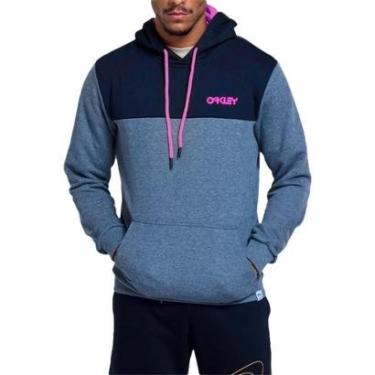 Imagem de Moletom Oakley Canguru FP Block WT23 Masculino-Masculino