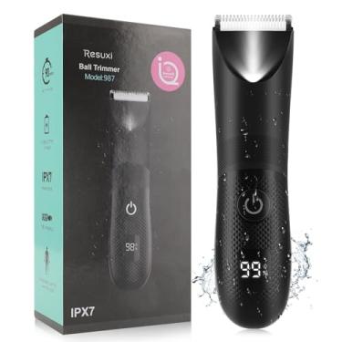 Imagem de Aparador de bolas Manscape para homens, aparador de pelos pubianos e corporais e barbeador de pelos da virilha, barbeador de biquíni feminino, barbear suave molhado/seco, impermeável IPX7