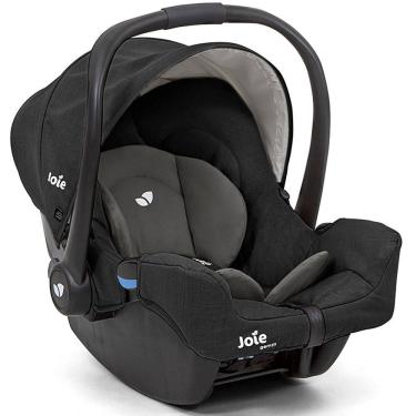 Imagem de Bebê Conforto Joie Gemm 0 a 13kg Preto Alça Ergonômica Almofada Redutora Capota Retrátil Removível Com Balanço Recém Nascido Capota UV50+