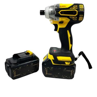 Imagem de Parafusadeira Chave de Impacto com 2 Baterias 2V Motor Brushless Maleta Reforçada Recarregável Alta Potência